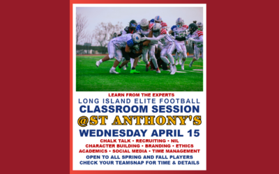 TONIGHT: Advanced Chalk Talk at St. Anthony’s